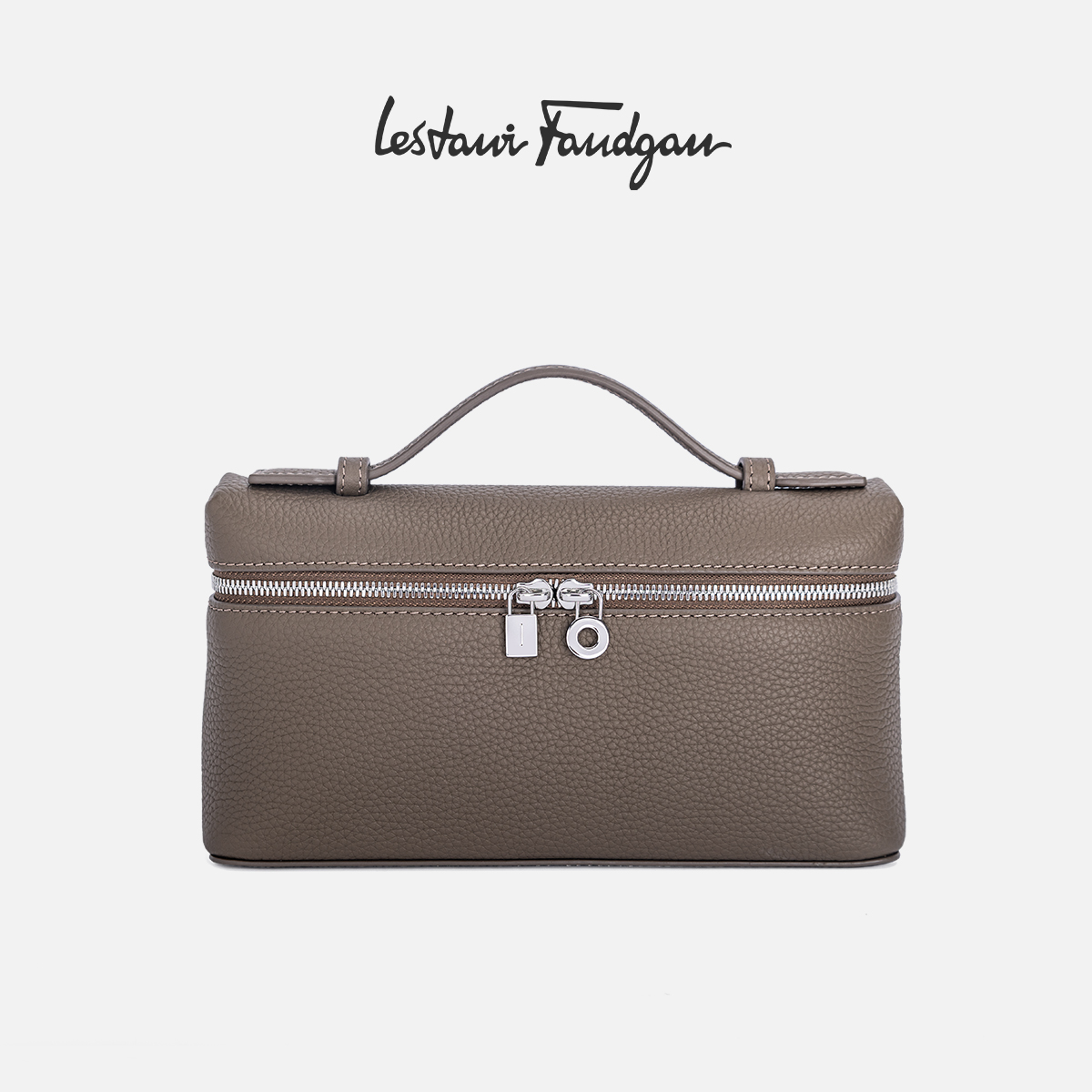 小号牛皮饭盒包