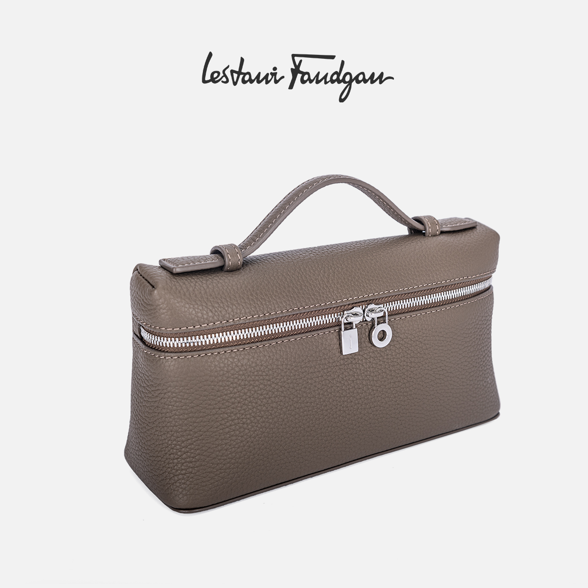 小号牛皮饭盒包