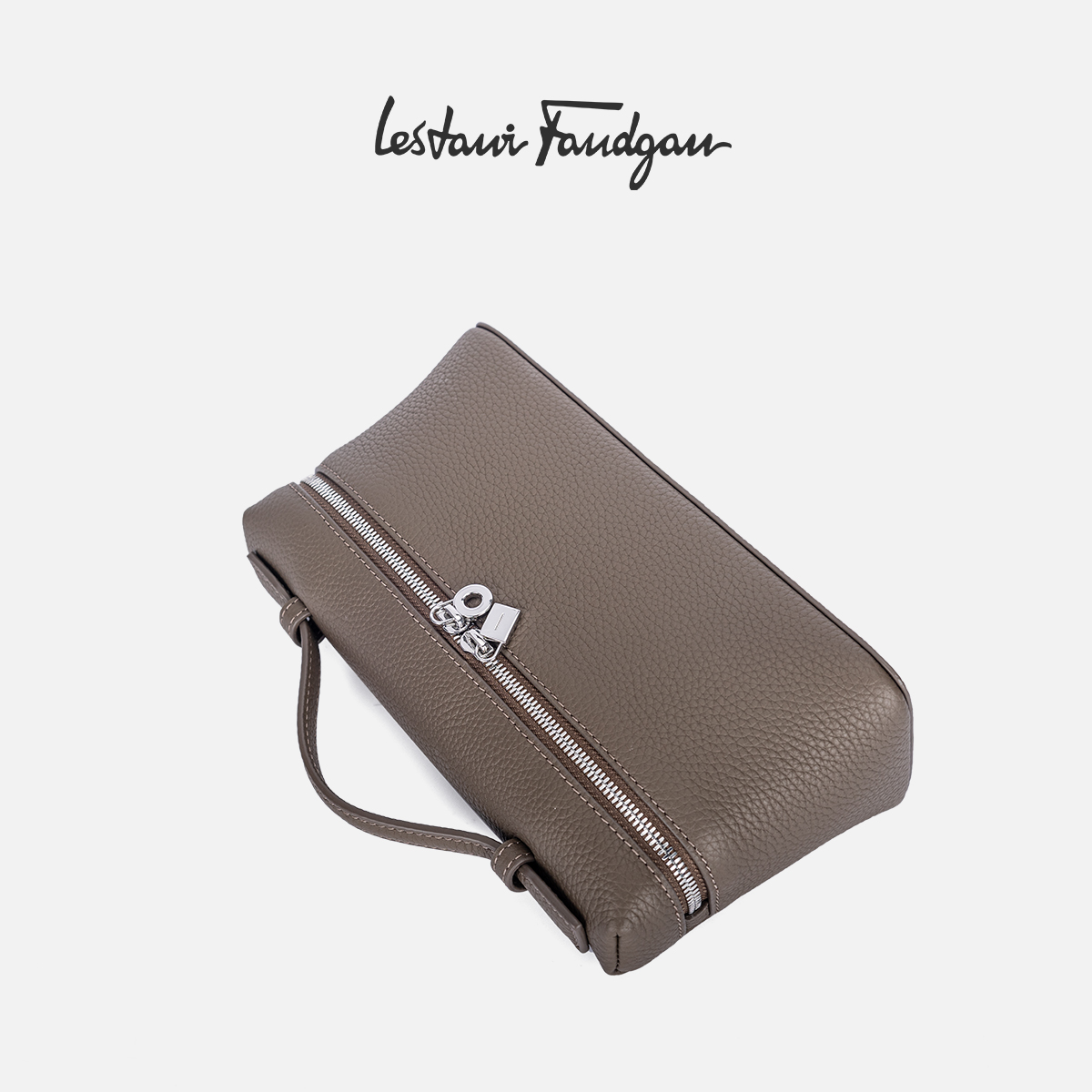 小号牛皮饭盒包